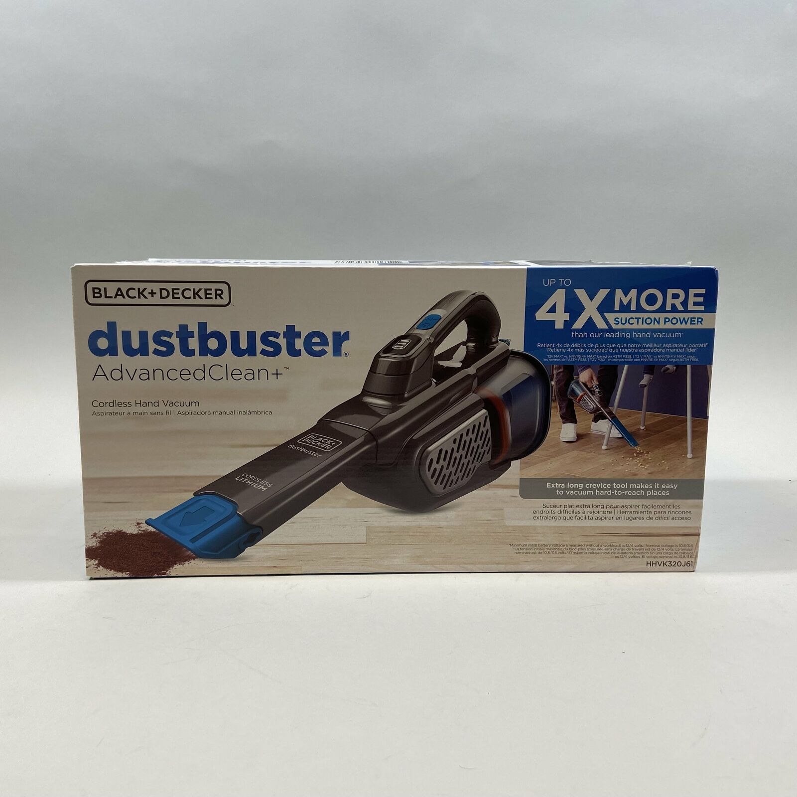 Black+decker Dustbuster Advancedclean+ Hand Vacuum Hhvk320j61 - New