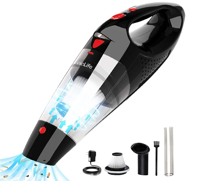 Handheld Vacuum, Car Vacuum Cleaner Cordless, Red (vl188-n)