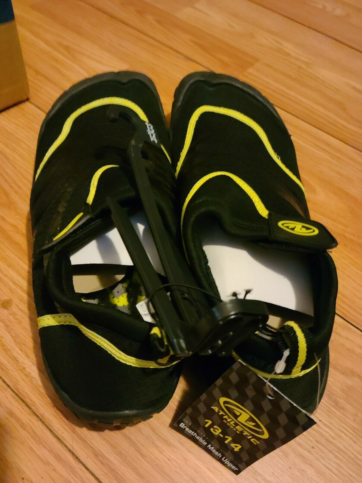 Nwt Mens Beach Shoes By Athlec Works Size 13/14 Black