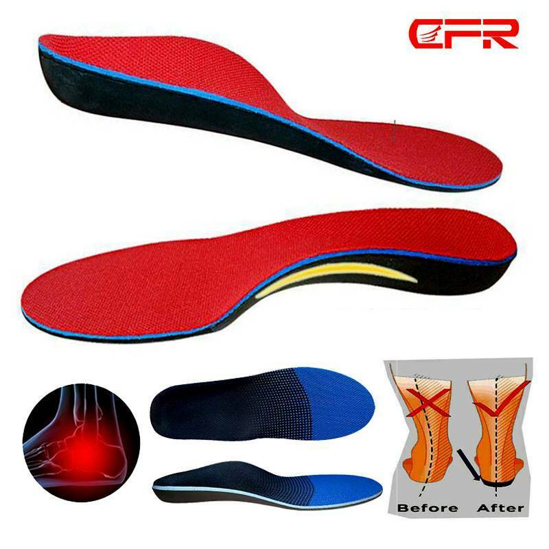 Orthotic Shoe Insoles Flat Feet Foot High Arch Heel Support Inserts Pads Relief