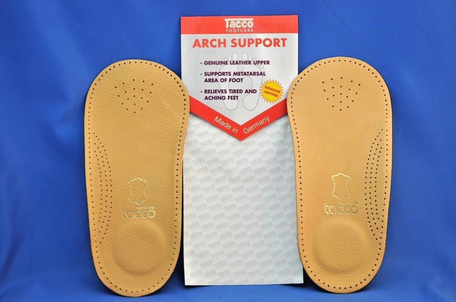 Tacco 650 3/4 Length Orthotic Insert Arch Support- All Sizes!