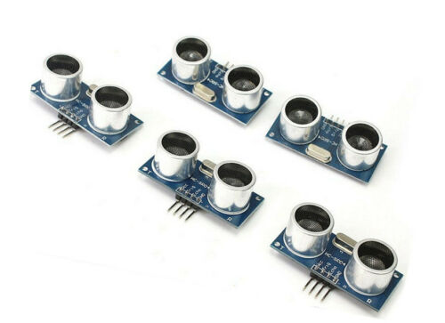 5pcs Hc-sr04 Ultrasonic Module Distance Measuring Transducer Sensor For Arduino