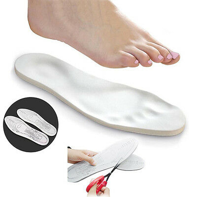 1 Pair Memory Foam Shoe Insoles Trainer Foot Care Comfort Pain Relief Cushions